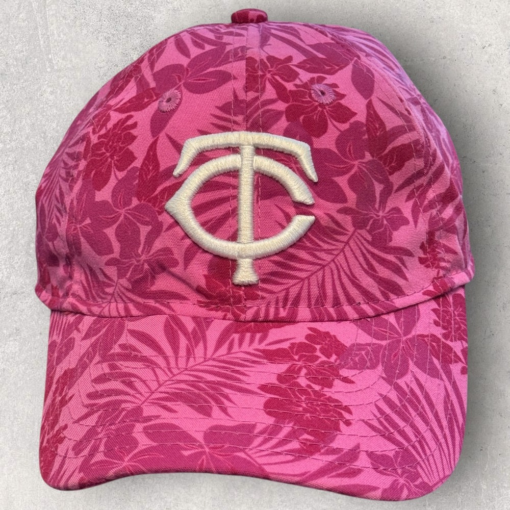 New Era Minnesota Twins‎ 9TWENTY Youth Pink Floral Spring Training Hat